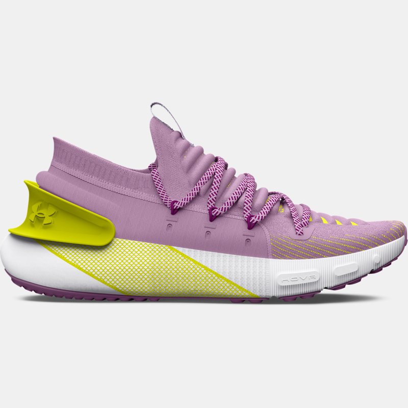 Women's  Under Armour  HOVR™ Phantom 3 Running Shoes Fresh Orchid / White / Yellow Ray 7.5